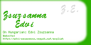 zsuzsanna edvi business card